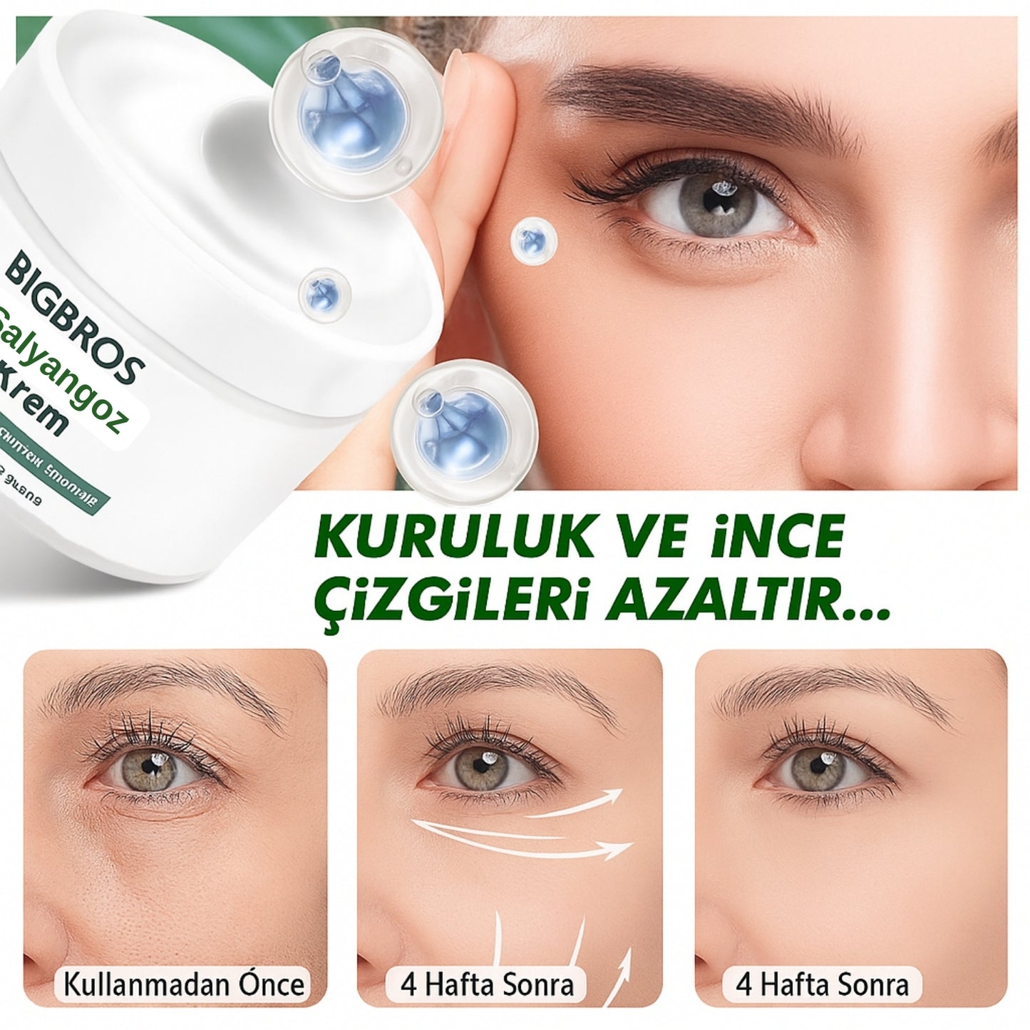 Botox Etkili Salyangoz Özlü Krem – Gençleştirici, Sıkılaştırıcı ve Onarıcı Cilt Bakımı