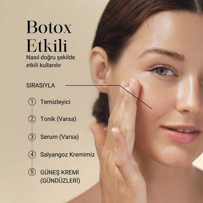 Botox Etkili Salyangoz Özlü Krem – Gençleştirici, Sıkılaştırıcı ve Onarıcı Cilt Bakımı